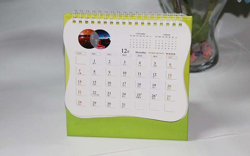 新款台曆定制廠家，定制各種